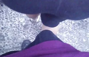 XXX ورزش ها در جوراب ساق بلند بازی با دیک لاستیک